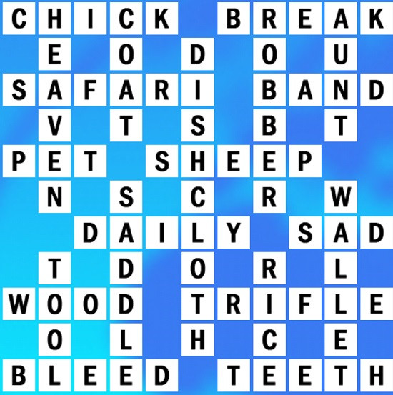 Cold Dessert Crossword Clue
 Grid K 14 Answers World s Biggest Crossword