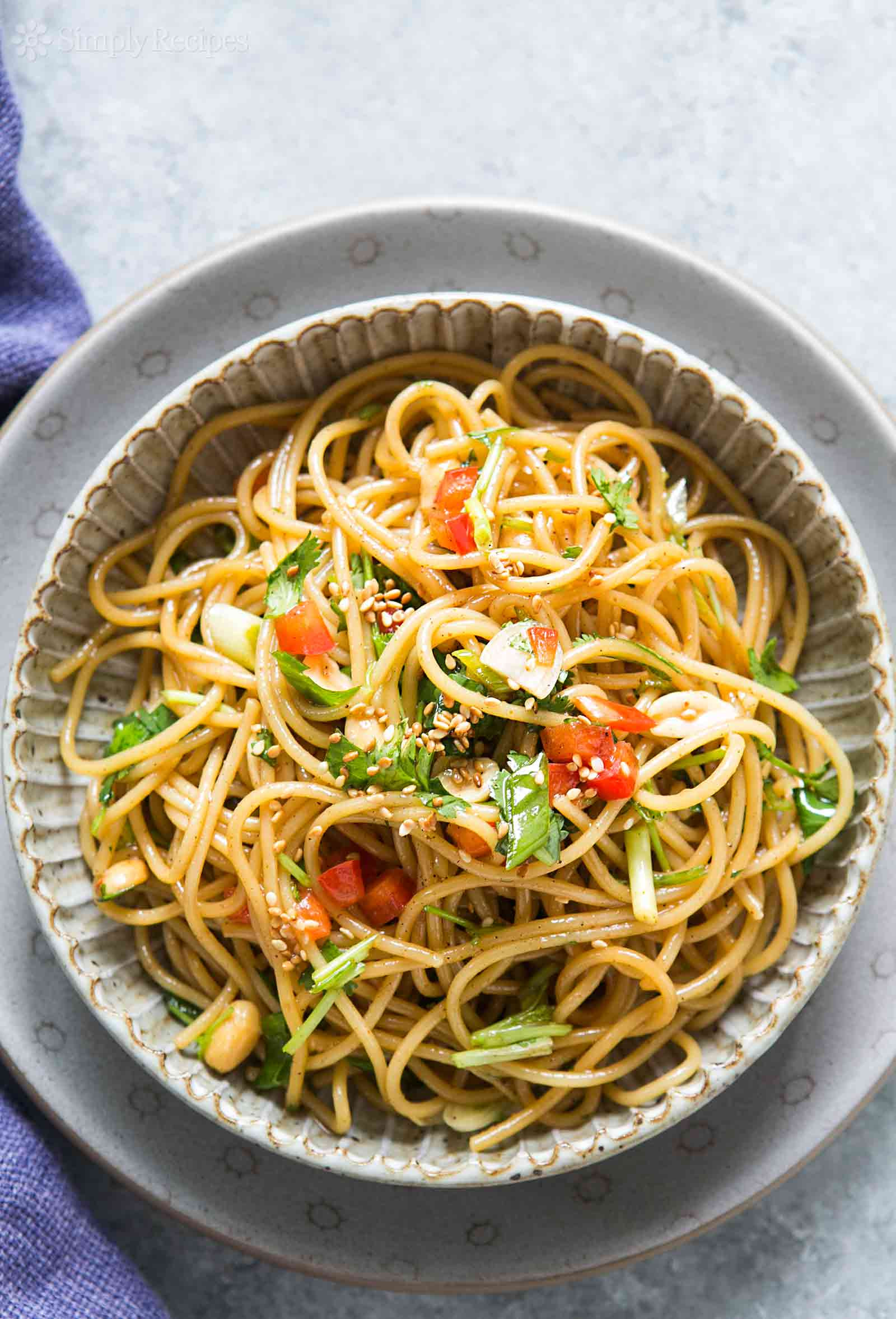 Cold Noodles With Sesame Sauce
 Sesame Noodle Salad Recipe