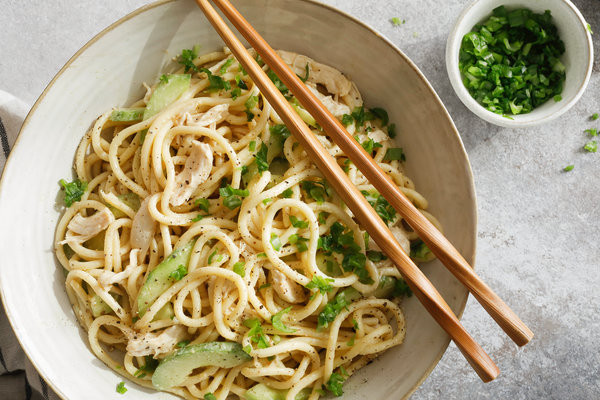 Cold Noodles With Sesame Sauce
 Cold Noodles With Sesame Sauce Chicken And Cucumbers