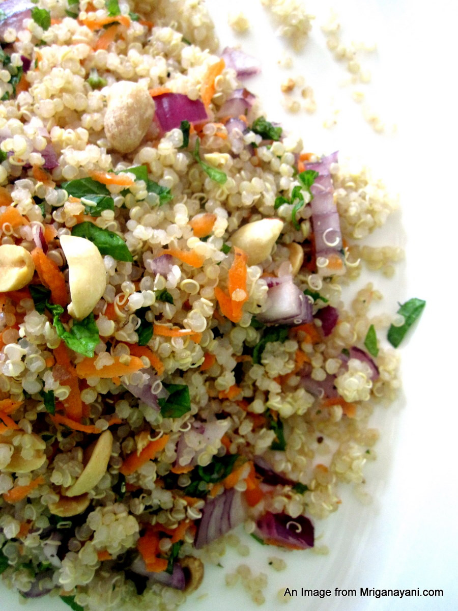 Cold Quinoa Salad
 Love & Lentil Cold Quinoa Salad Recipe from a reader