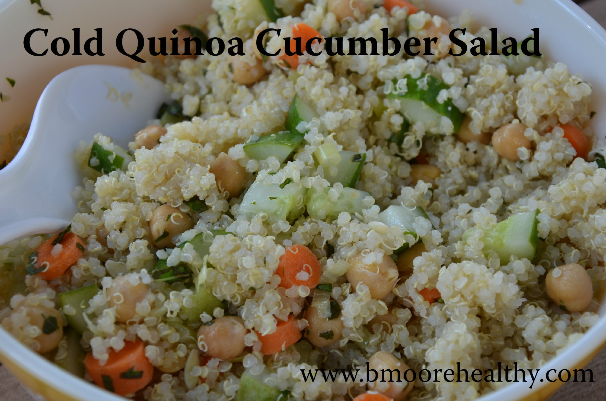 Cold Quinoa Salad
 Cold Quinoa Salad when it s SO DAMN HOT BMoore Healthy