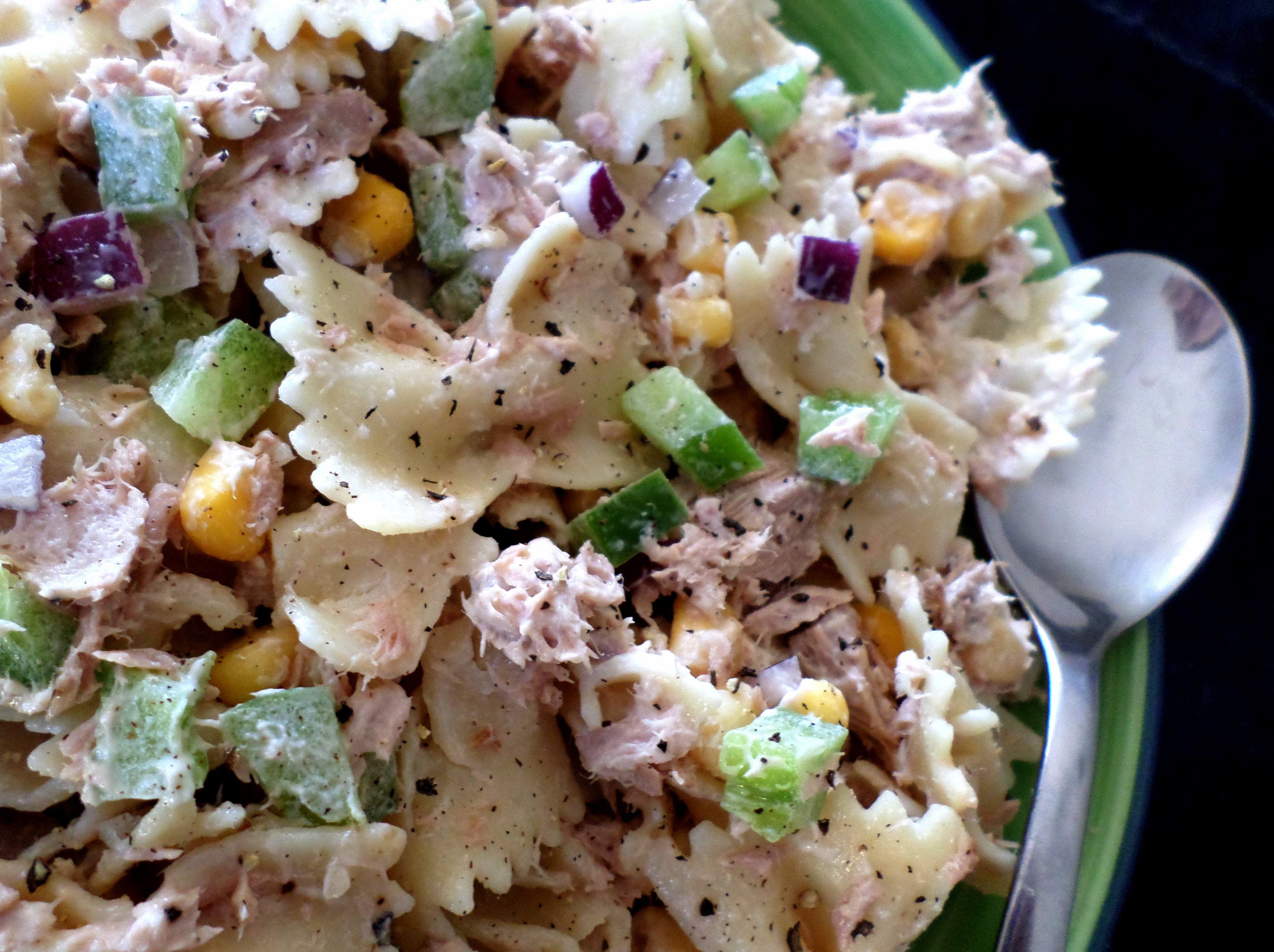 Cold Tuna Pasta Salad
 Tuna Pasta Salad with Lemon and Garlic Aioli