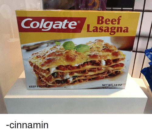 Colgate Beef Lasagna
 25 Best Memes About Beef and Persimmon