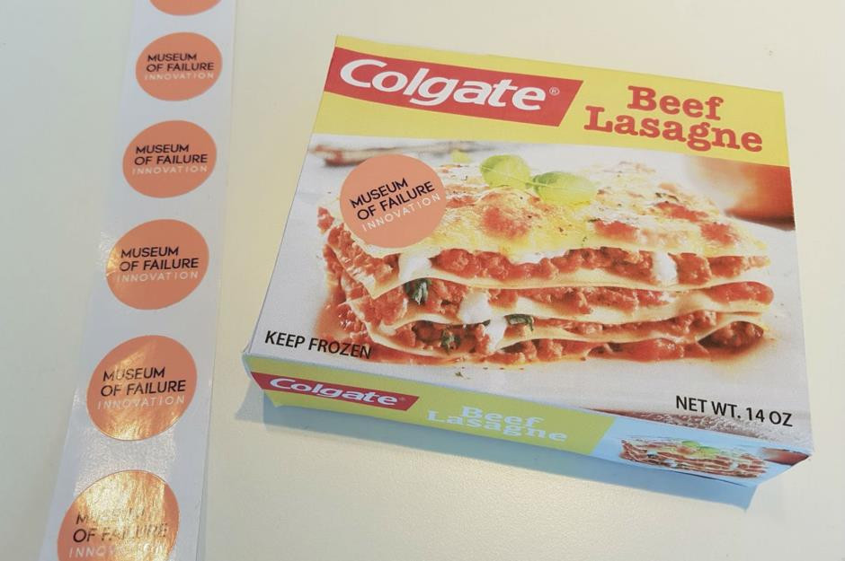 Colgate Beef Lasagna
 Biggest brand product failures of all time