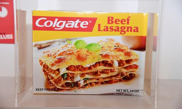 Colgate Beef Lasagna
 From Colgate Lasagna to the monoski flops take center