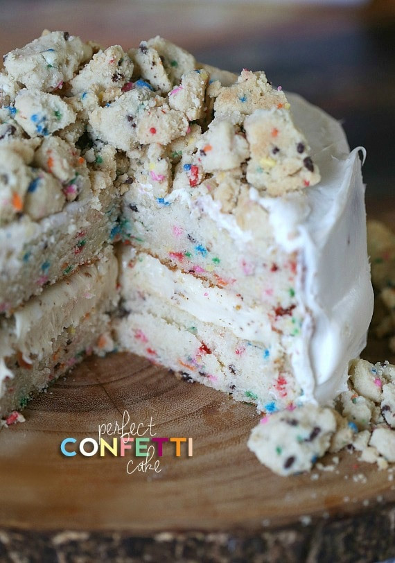 Confetti Cake Recipe
 Perfect Homemade Confetti Cake Cookies and Cups