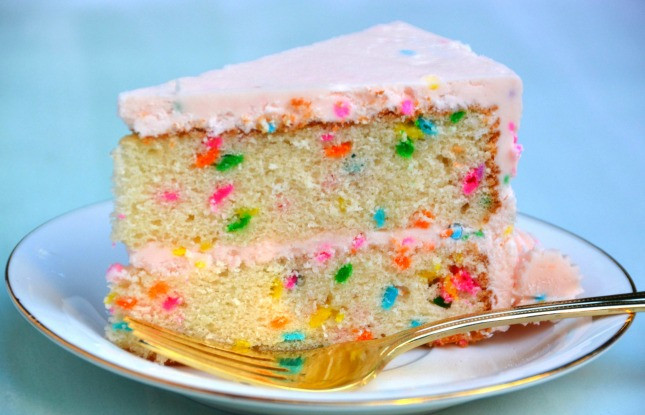 Confetti Cake Recipe
 DOUBLE LAYER CONFETTI CAKE RECIPE