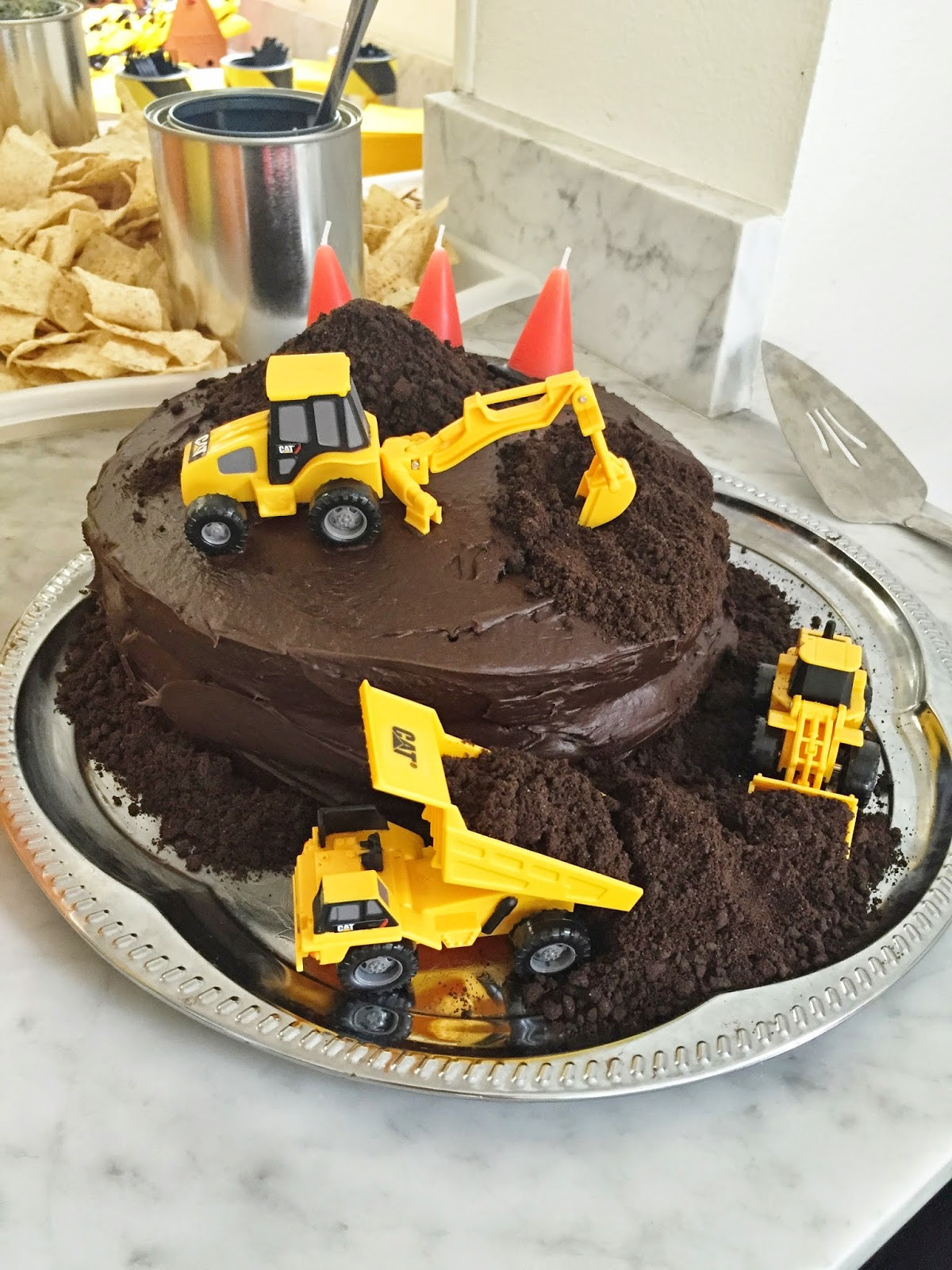 Construction Birthday Cake
 Fab Everyday
