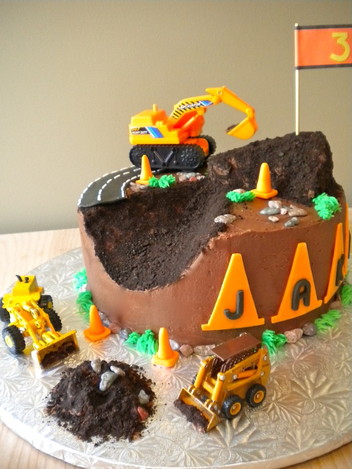 Construction Birthday Cake
 a party style construction cake
