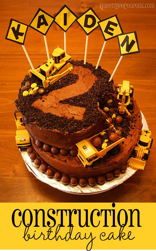 Construction Birthday Cake
 Construction Cakes on Pinterest