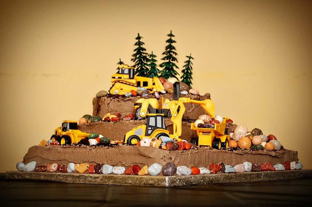 Construction Birthday Cake
 In The Dirt Boys Construction Party B Lovely Events