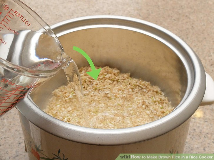 Cook Brown Rice In Rice Cooker
 How to Make Brown Rice in a Rice Cooker 11 Steps with