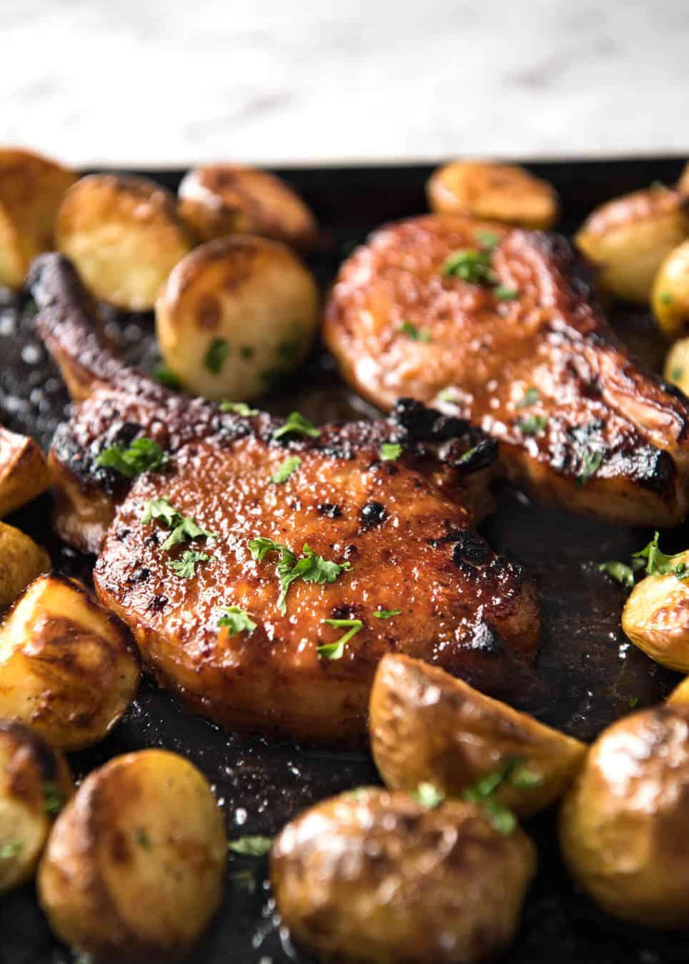 Cook Pork Chops In Oven
 Oven Baked Pork Chops with Potatoes