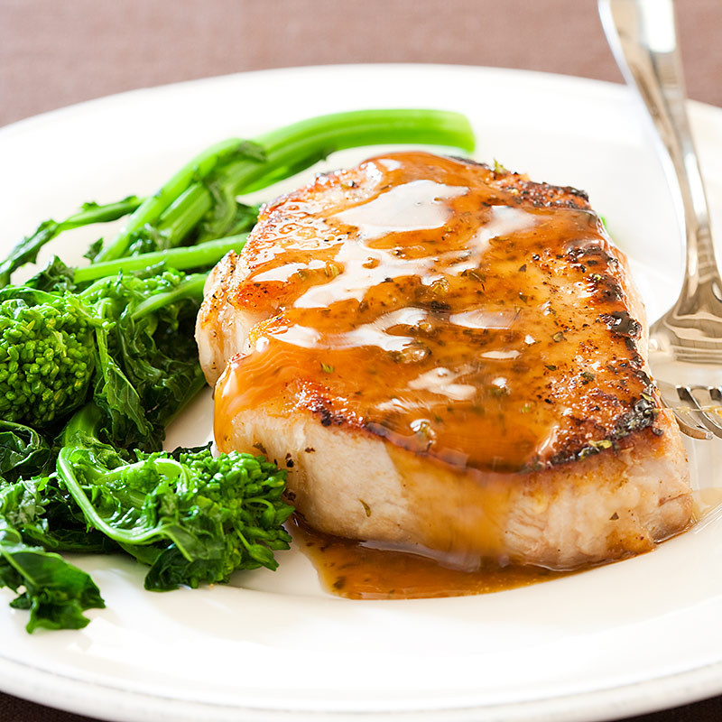 Cook Pork Chops
 Skillet Glazed Pork Chops