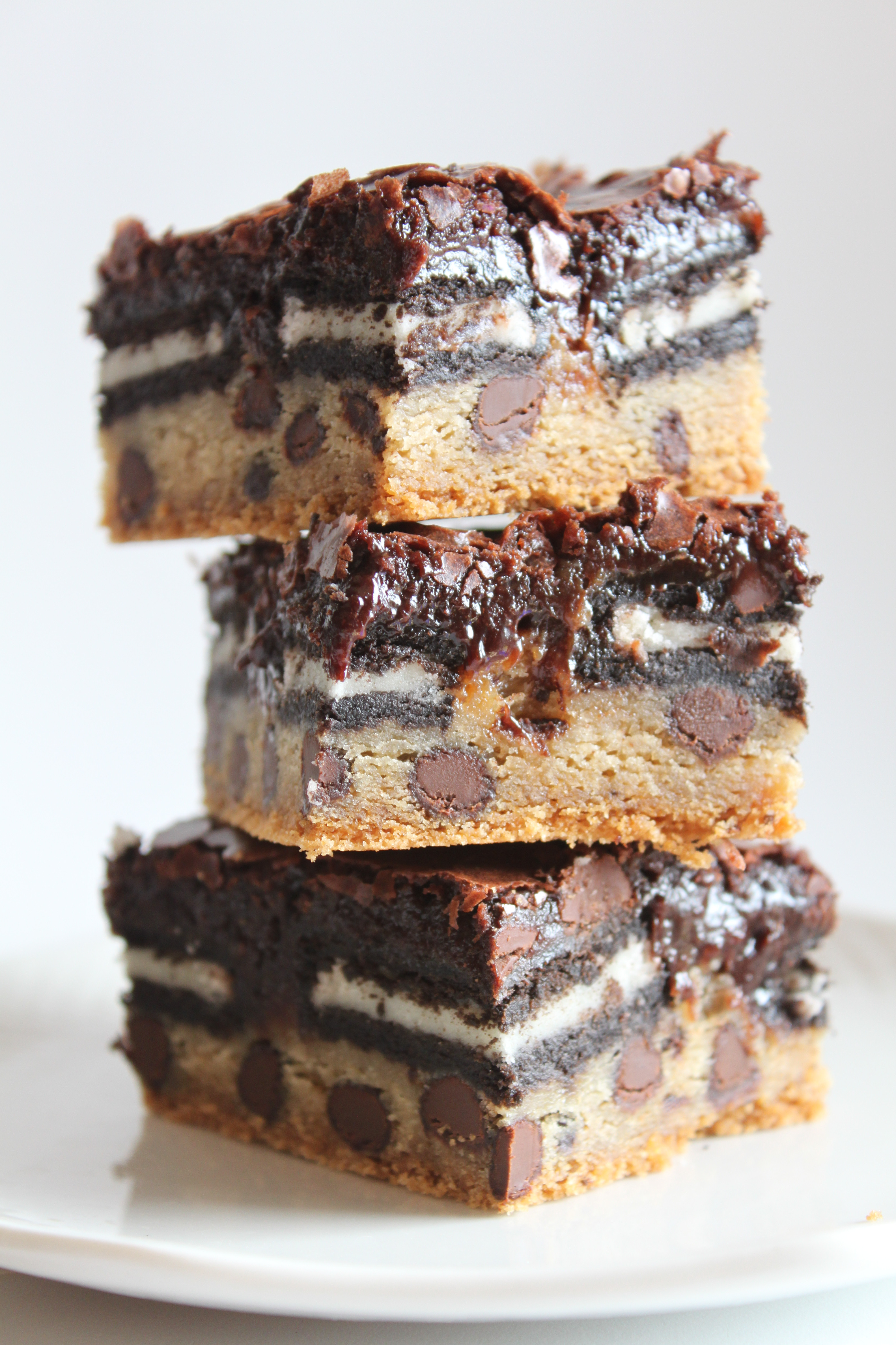 Cookie Dough Desserts
 Chocolate Chip Cookie n’ Oreo Knock your socks off Brownie
