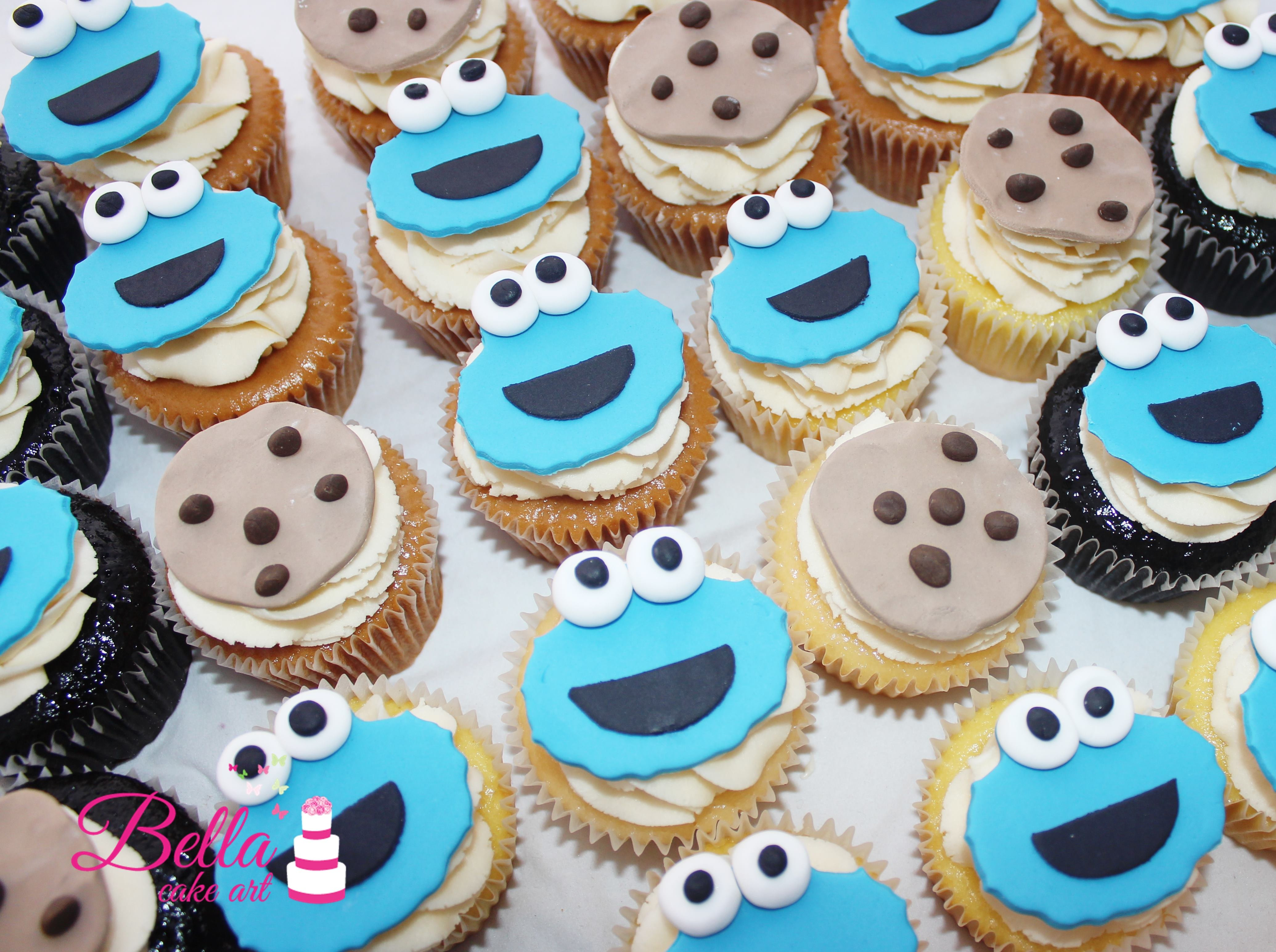 Cookie Monster Cupcakes
 Cookie Monster Cupcakes