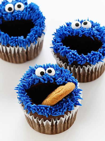Cookie Monster Cupcakes
 cookie monster cupcakes i am baker