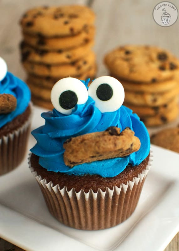 Cookie Monster Cupcakes
 Cookie Monster Cupcakes