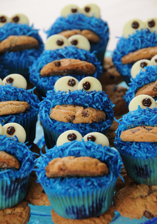 Cookie Monster Cupcakes
 301 Moved Permanently