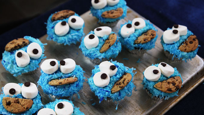 Cookie Monster Cupcakes
 How to Make Cookie Monster Cupcakes Video