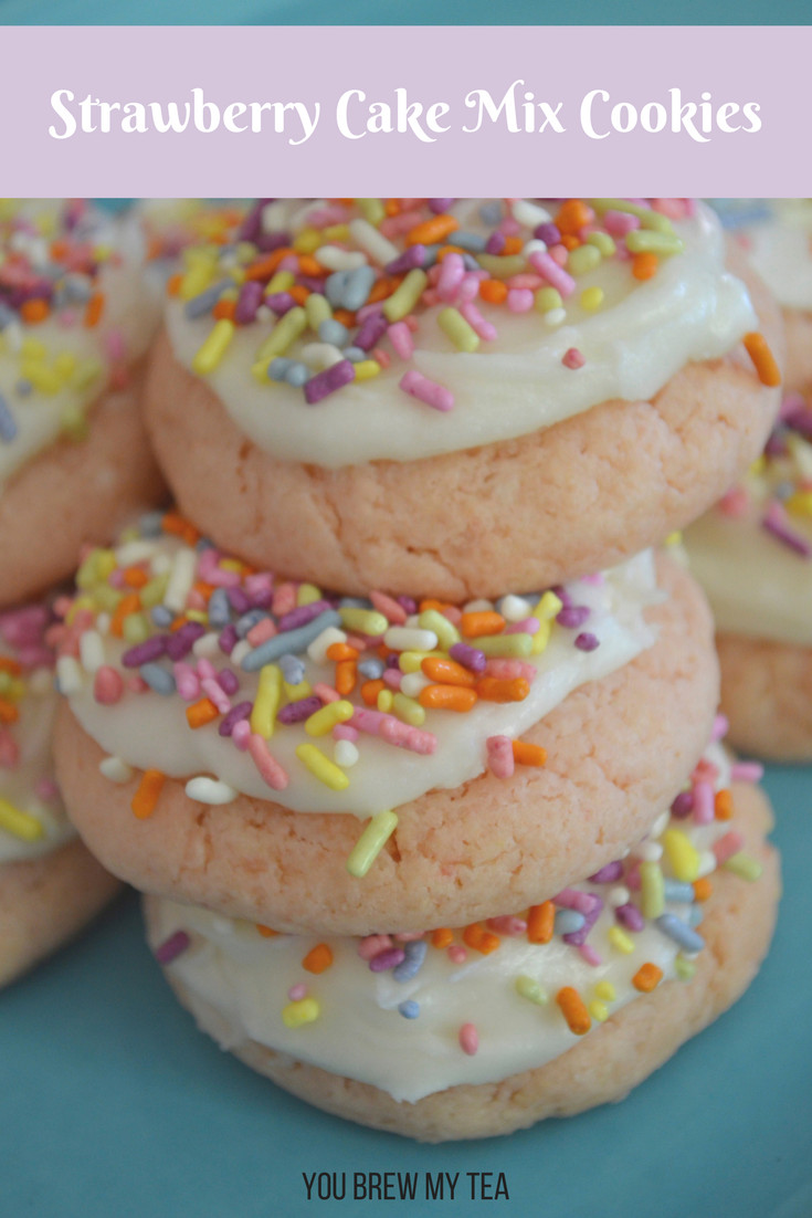 Cookies From Cake Mix
 Strawberry Cake Mix Cookies
