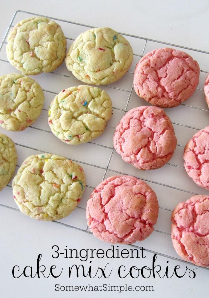 Cookies Using Cake Mix
 3 Ingre nt Cake Mix Cookies Somewhat Simple