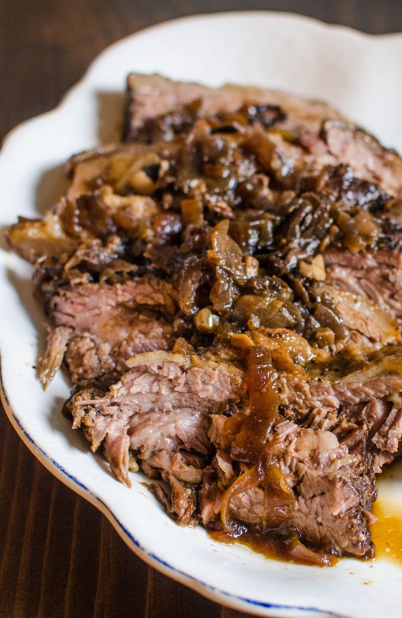 Cooking Beef Brisket
 Slow Cooker Brisket and ions from The Kitchn Slow
