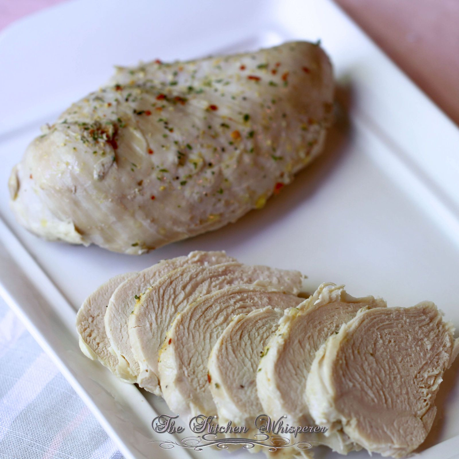 Cooking Chicken Breasts
 Pressure Cooker Perfectly Poached Chicken Breasts