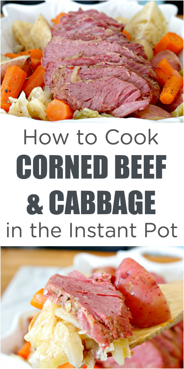 Cooking Corned Beef And Cabbage
 How to Cook Instant Pot Corned Beef and Cabbage Mom 4 Real