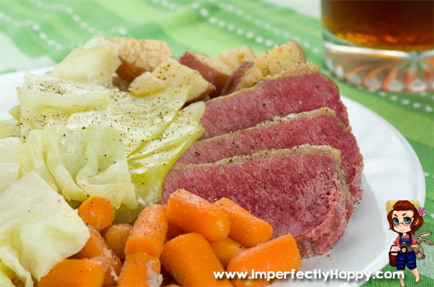 Cooking Corned Beef And Cabbage
 Slow Cooker Corned Beef and Cabbage Imperfectly Happy