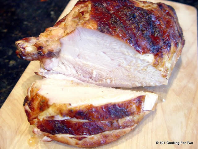 Cooking For Two
 Grilled Brown Sugar Rubbed Turkey Breast