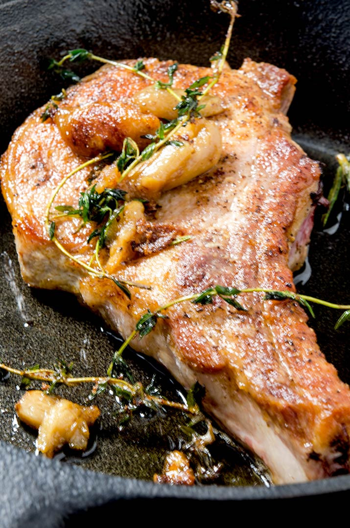 Cooking Pork Chops
 how to cook pork steak in a pan