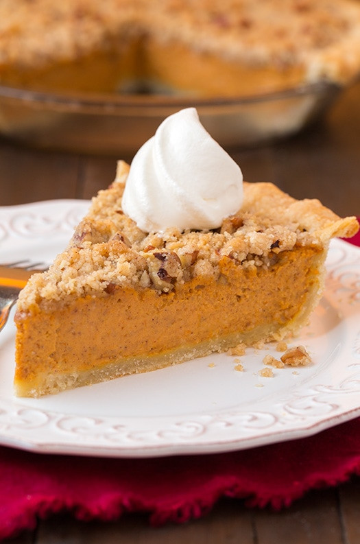 Cooking Pumpkin For Pie
 Streusel Pumpkin Pie Cooking Classy