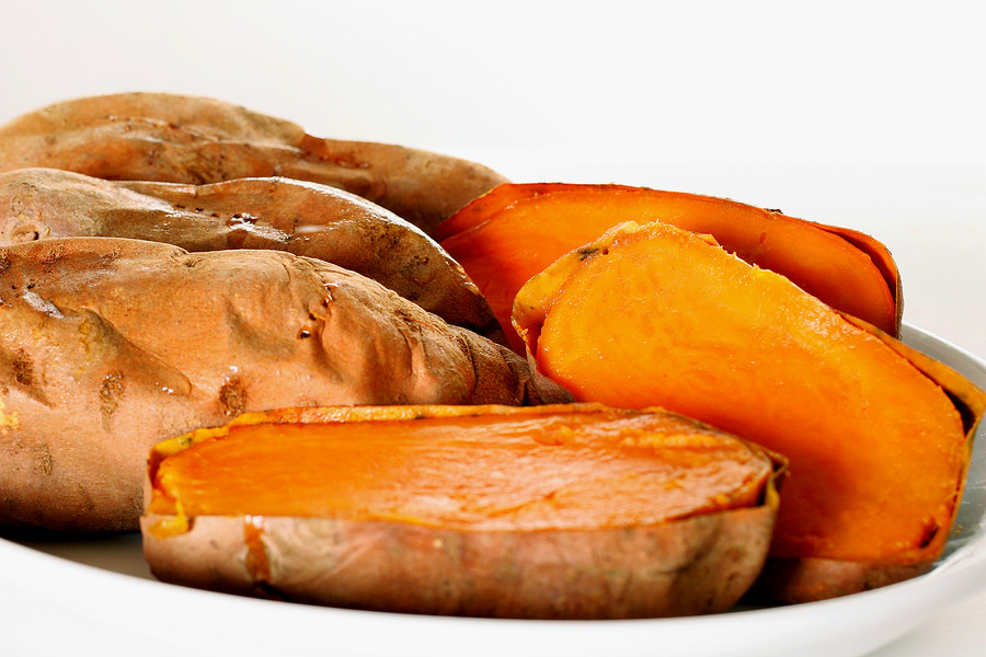 Cooking Sweet Potato
 Sweet Potatoes Batch Cooking Saves Time