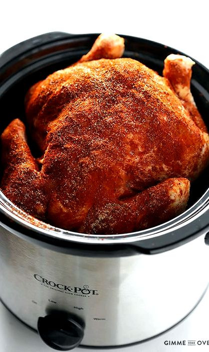 Cooking Whole Chicken In Crock Pot
 Crock pot chicken recipe whole chicken