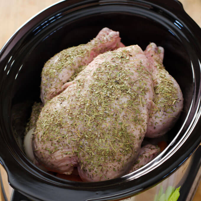 Cooking Whole Chicken In Crock Pot
 Crock Pot Whole Chicken Slow Cooker Chicken