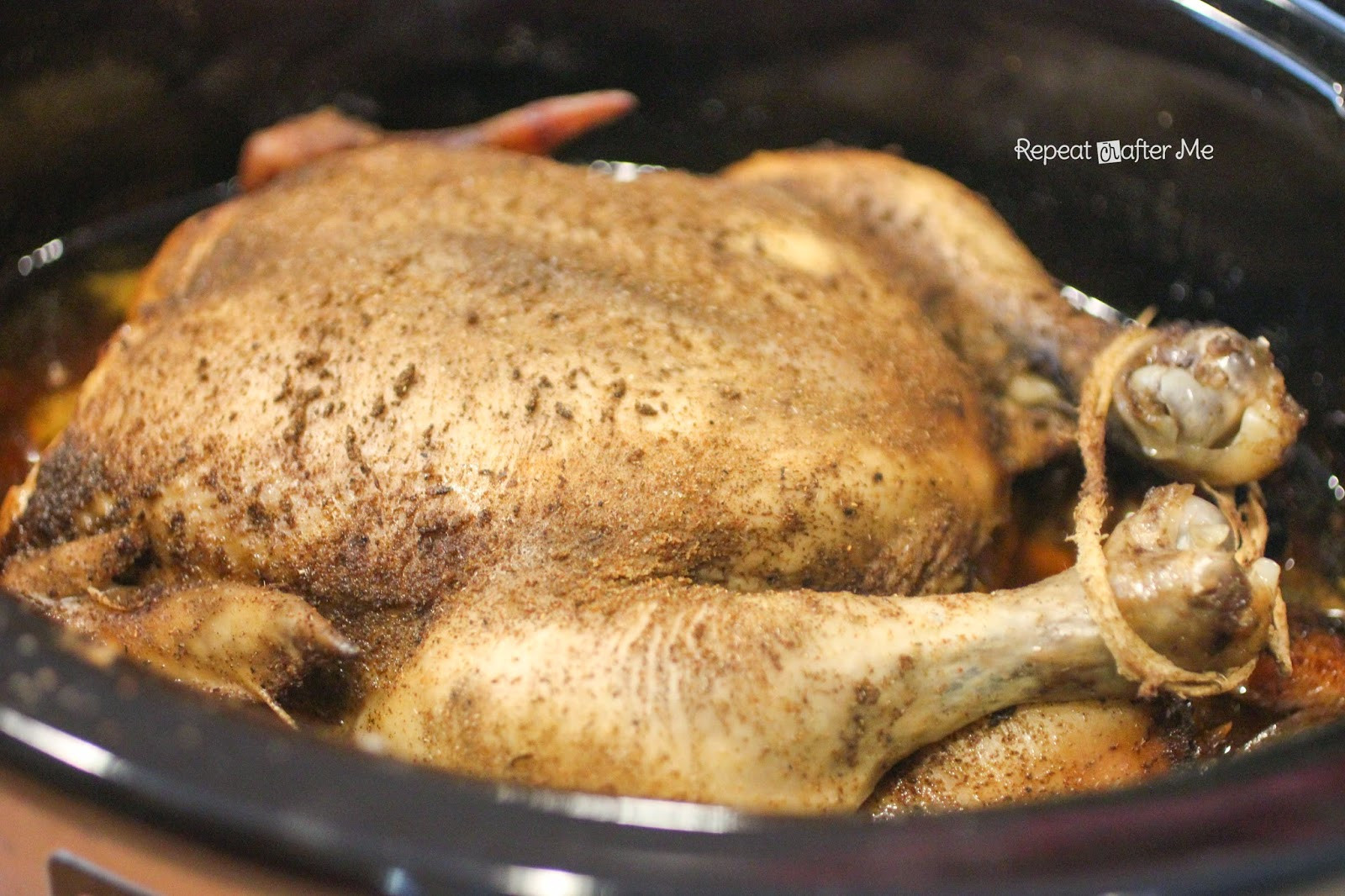 Cooking Whole Chicken In Crock Pot
 Repeat Crafter Me How to Cook a Whole Chicken in the