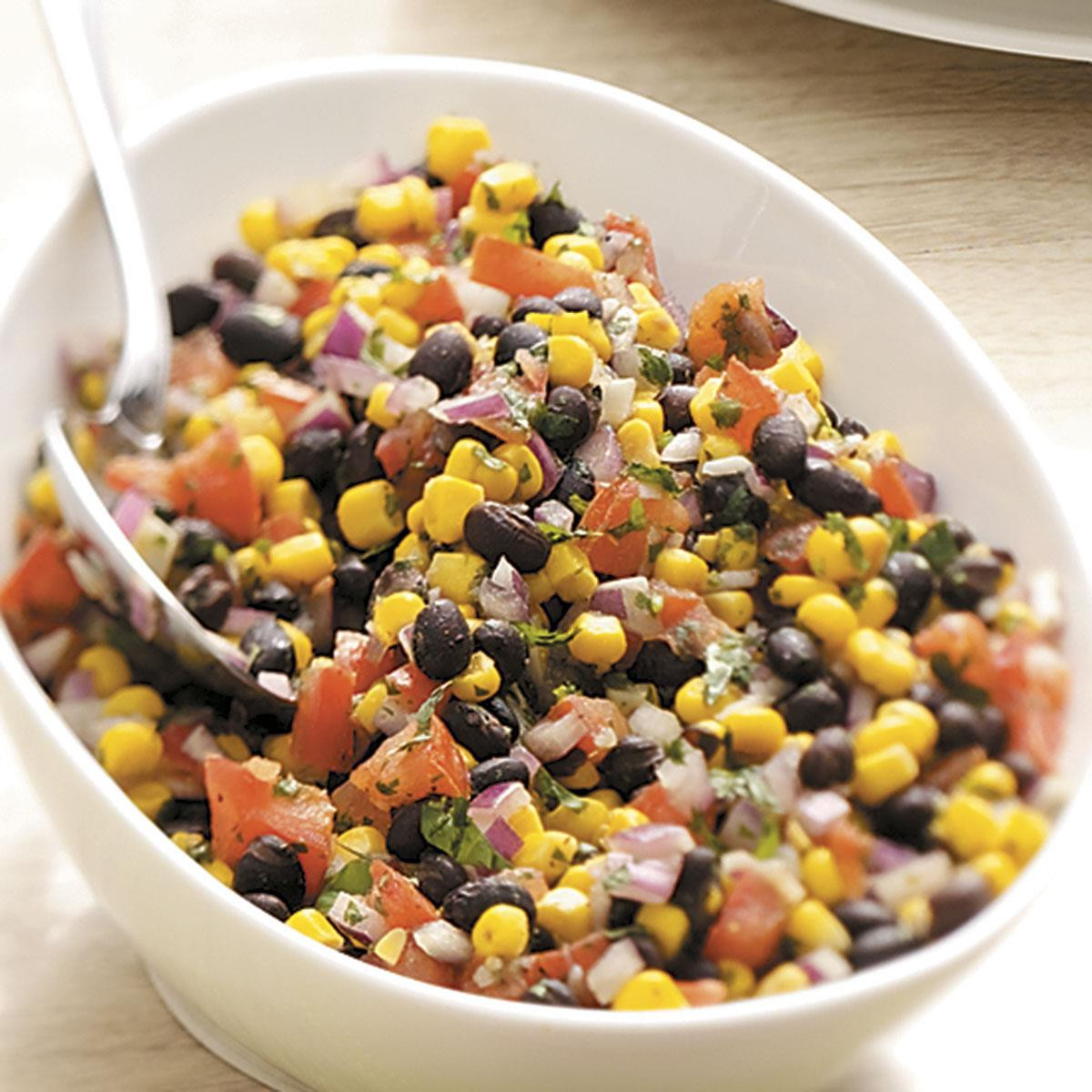 Corn And Black Bean Salad
 Corn and Black Bean Salad Recipe