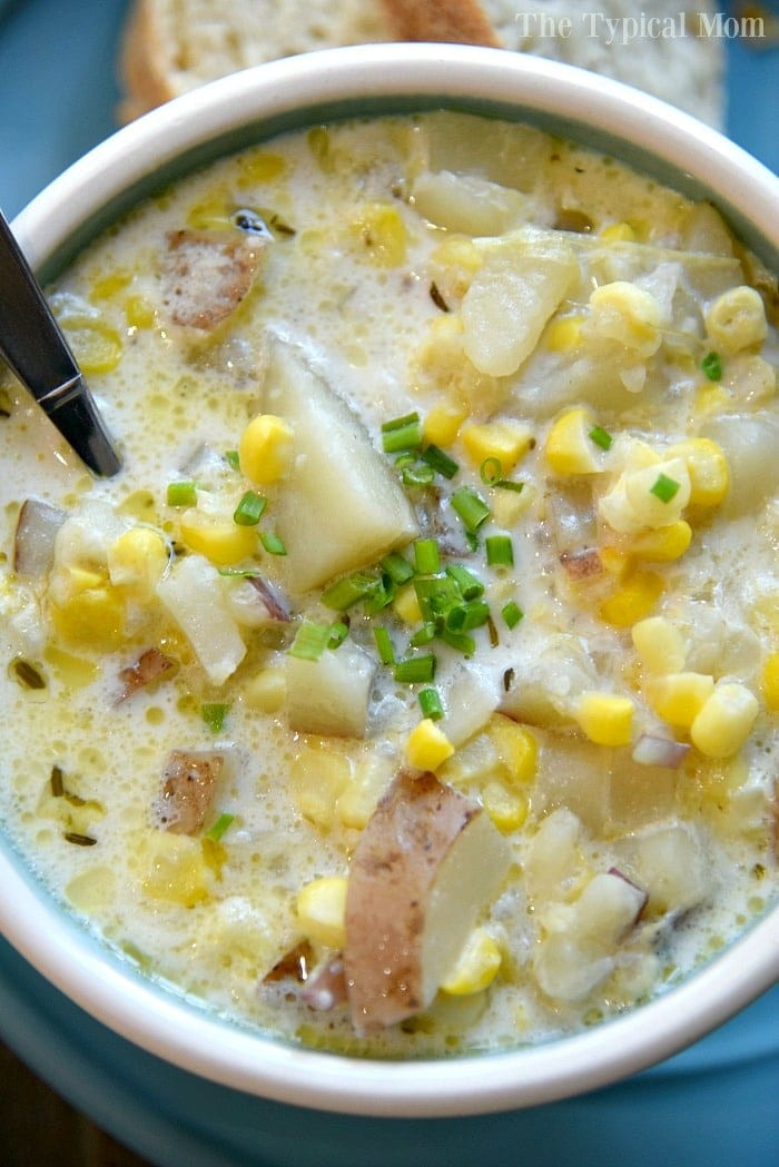 Corn And Potato Chowder
 Instant Pot Potato Corn Chowder · The Typical Mom