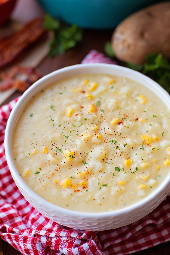 Corn And Potato Chowder
 Potato Corn & Bacon Chowder Life Made Simple