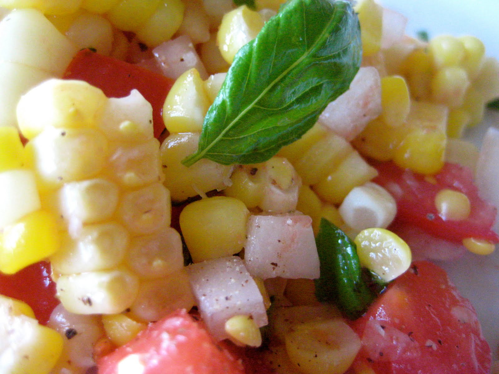 Corn And Tomato Salad
 Fresh Corn and Tomato Salad