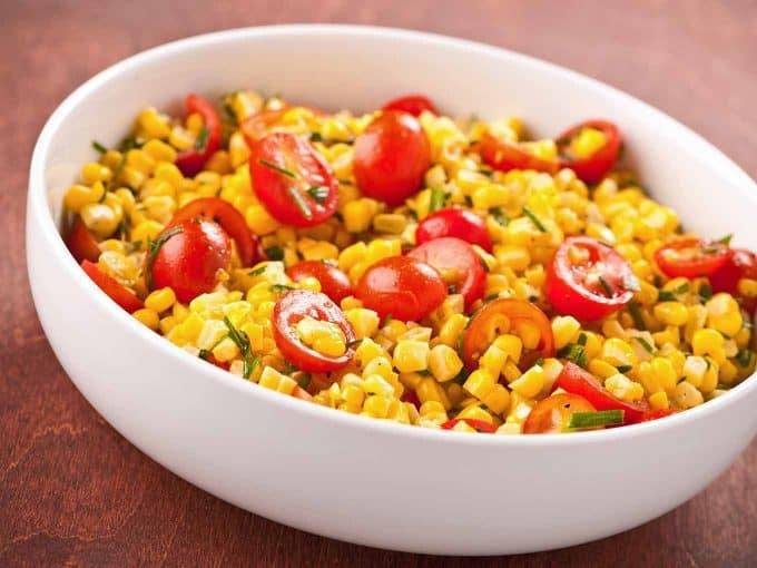Corn And Tomato Salad
 Sweet Corn and Tomato Salad Recipe