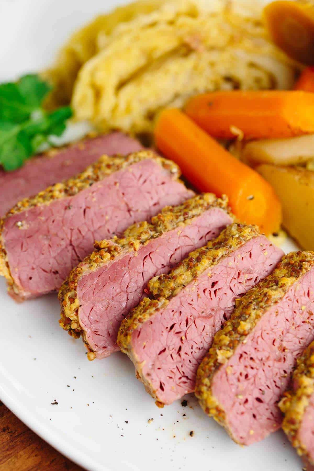 Corn Beef Recipe
 Slow Cooker Corned Beef with Guinness Mustard