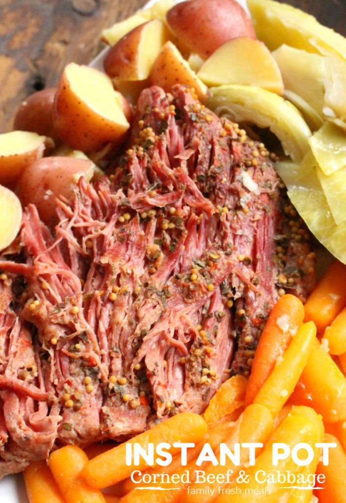 Corn Beef Recipe
 Instant Pot Corned Beef and Cabbage Family Fresh Meals