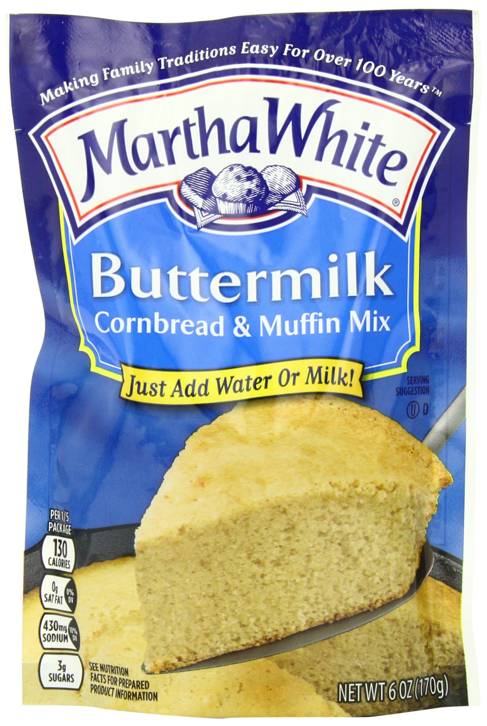 Corn Bread Mix
 Amazon Martha White Sweet Yellow Cornbread and