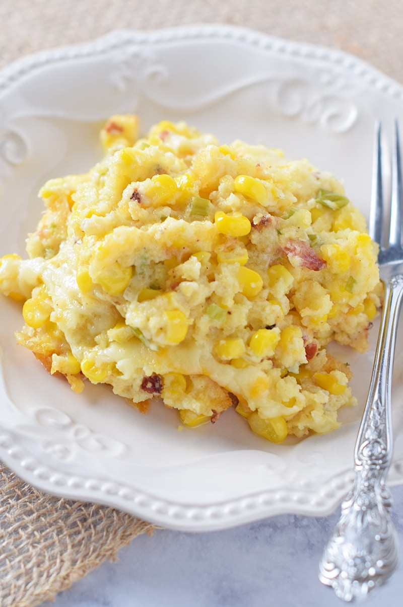 Corn Casserole Recipes
 Creamy Bacon Corn Casserole Adventures of Mel