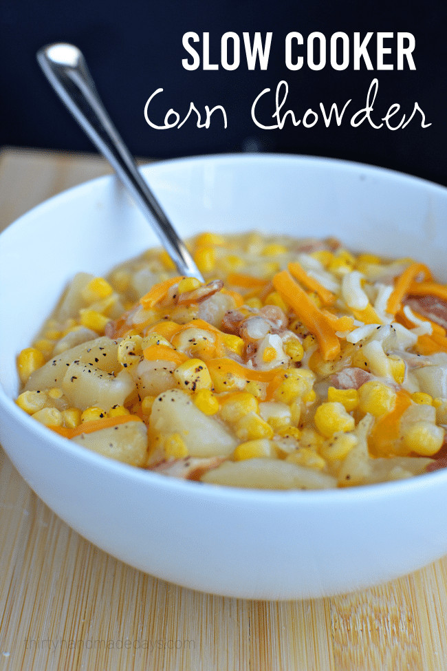 Corn Chowder Slow Cooker
 Slow Cooker Corn Chowder