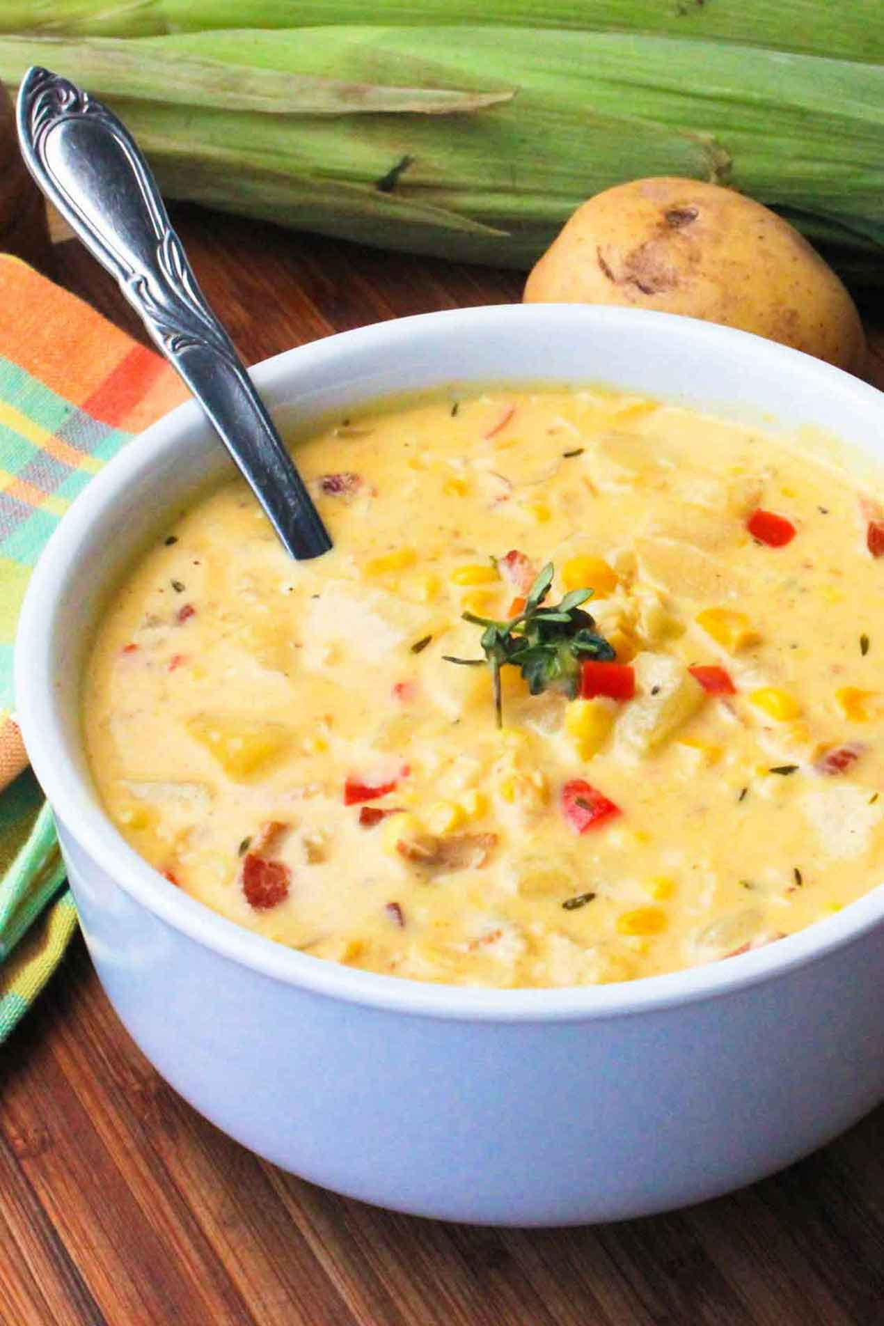 Corn Chowder Soup Recipe
 Farm Fresh Corn Chowder How To Feed A Loon