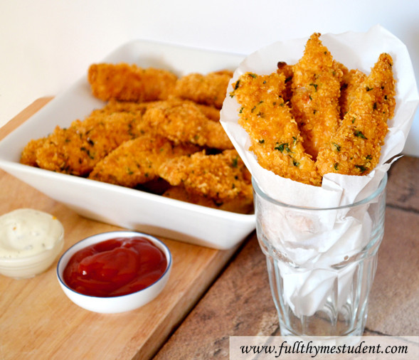 Corn Flakes Chicken
 Cornflake crusted Chicken Tenders in under 30 minutes