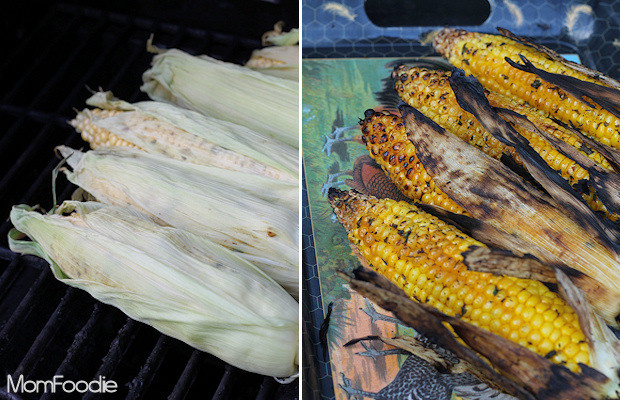 Corn In Husk On Grill
 Tex Mex Grilled Sweet Corn & Tomato Salad Recipe Mom Foo